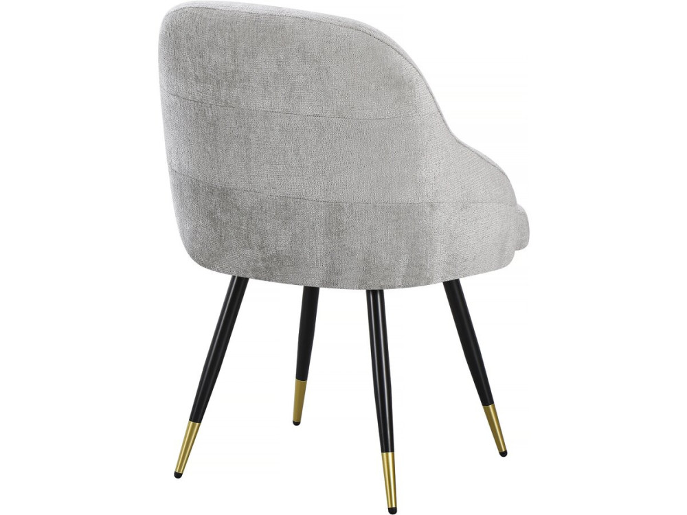 Set van 2 stoffen stoelen "Harmony" - 54 x 57 x 90 cm - Beige