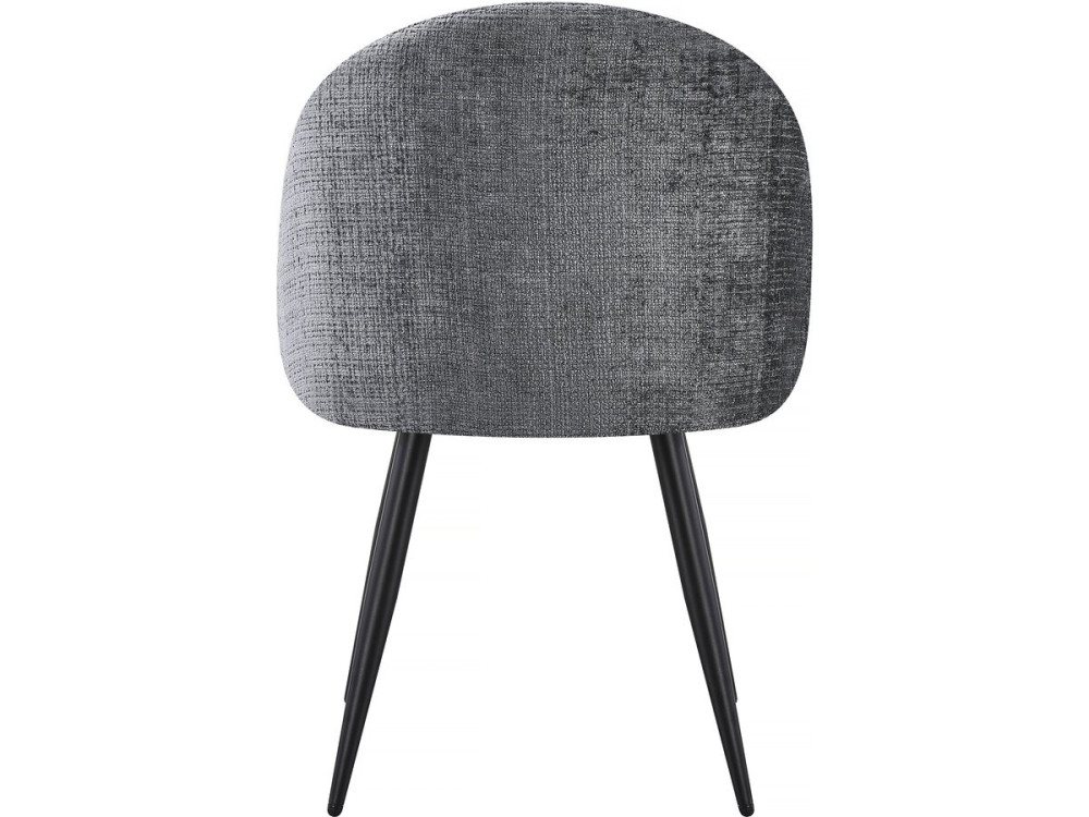 Set van 2 stoffen stoelen "Samuel" - 53 x 51 x 82 cm - Grijs
