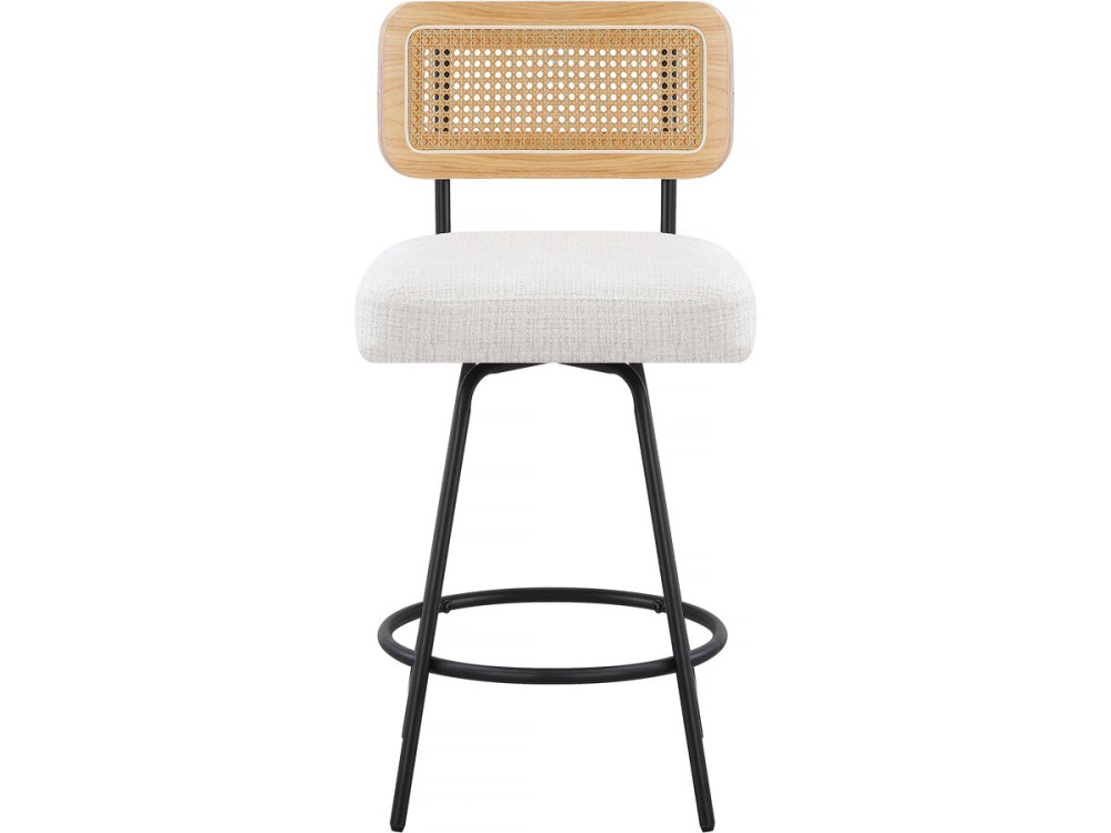 Set van 2 stoffen kinderstoelen "Wilfried" - 51 x 44 x 95 cm - Beige