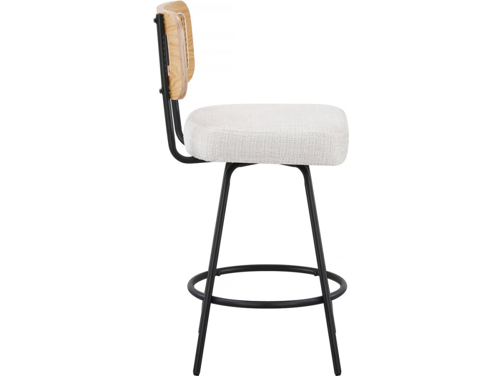 Set van 2 stoffen kinderstoelen "Wilfried" - 51 x 44 x 95 cm - Beige