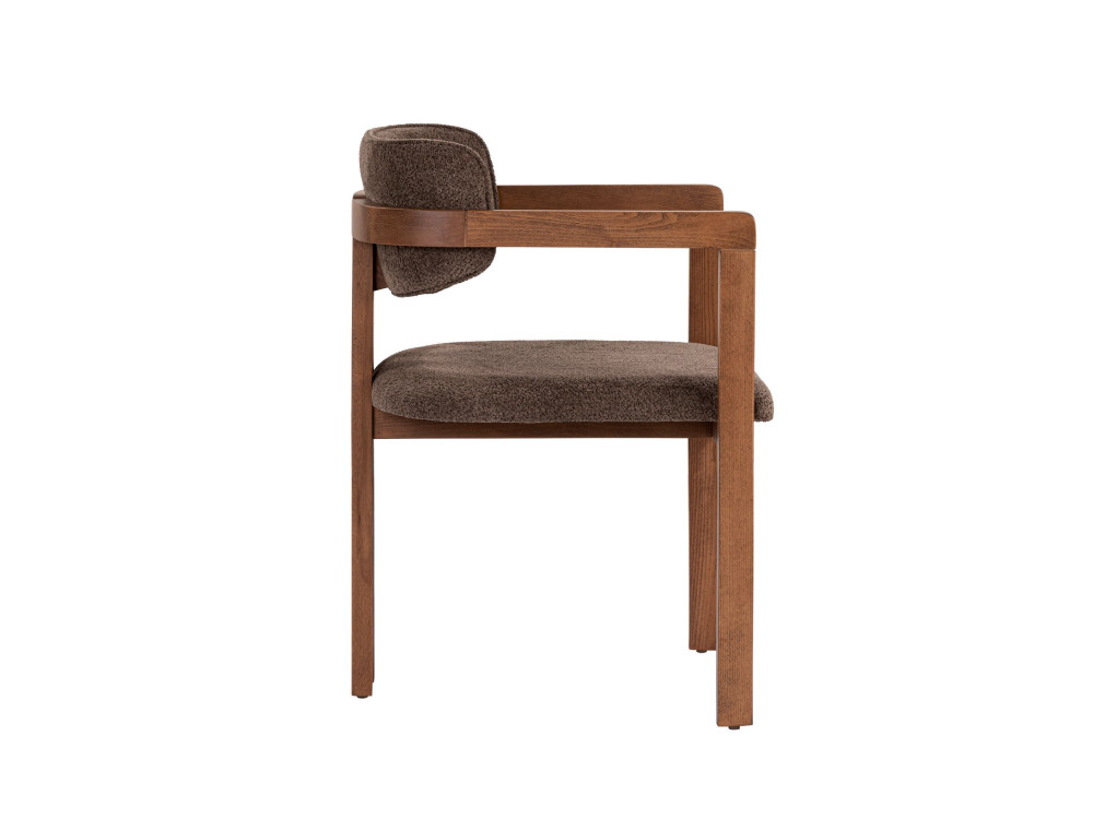 Houten stoel "Toscana" - 54 x 54 x 76 cm - Bruin / Notenhout