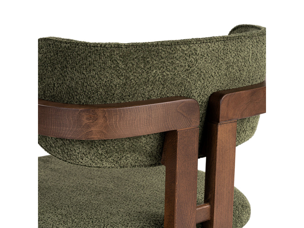 Houten stoel "Toscana" - 54 x 54 x 76 cm - Groen