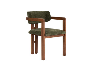 Houten stoel "Toscana" - 54 x 54 x 76 cm - Groen