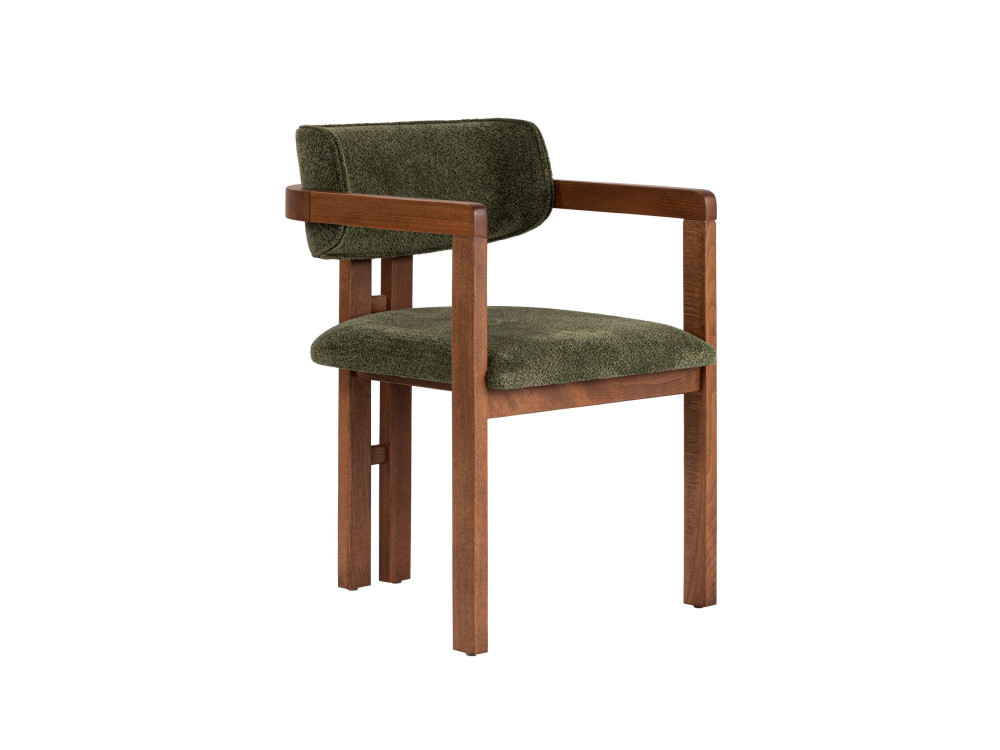 Houten stoel "Toscana" - 54 x 54 x 76 cm - Groen