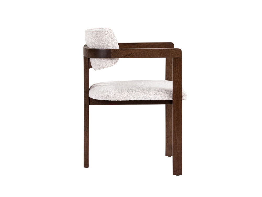 Houten stoel "Toscana" - 54 x 54 x 76 cm - Wit