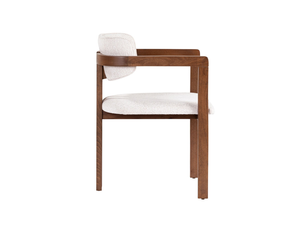 Houten stoel "Toscana" - 54 x 54 x 76 cm - Wit