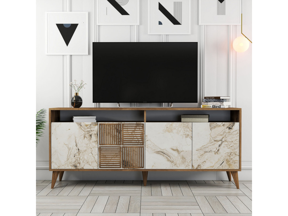 Houten console "Milan" 180 x 35 x 78 cm - Notelaar