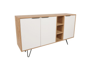 Houten console Clara 142 x 35,6 x 83 cm - Eik