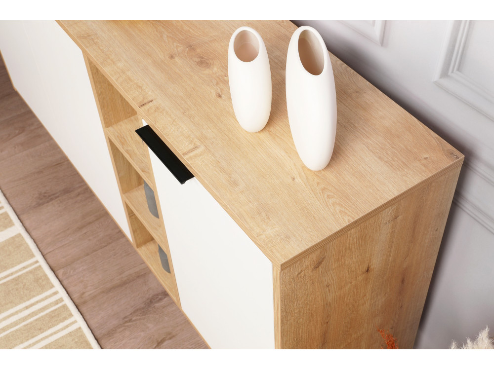 Houten console Clara 142 x 35,6 x 83 cm - Eik