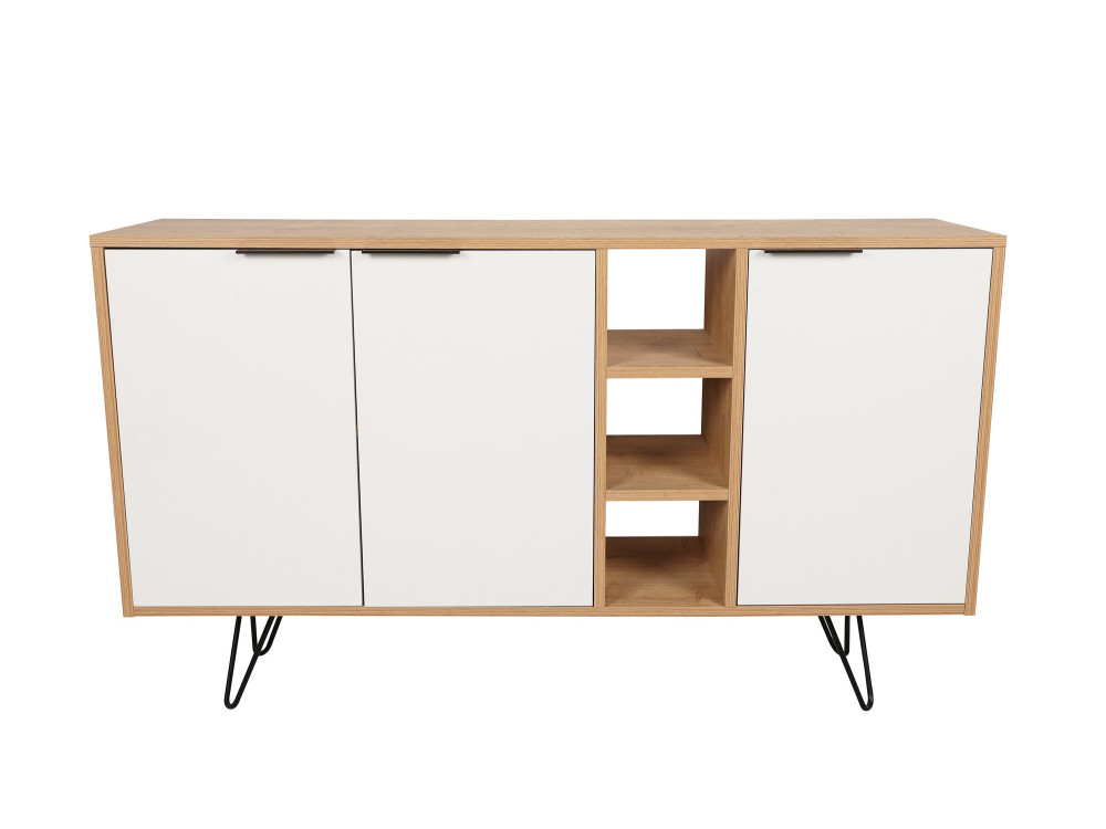 Houten console Clara 142 x 35,6 x 83 cm - Eik