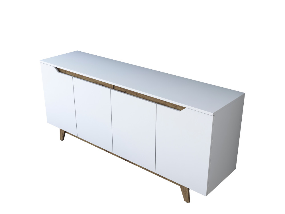 Houten buffetkast "Gondol" - 180 x 45 x 79 cm - Wit