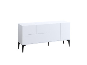 Houten buffetkast "Ginny" - 150 x 35 x 75 cm - Wit