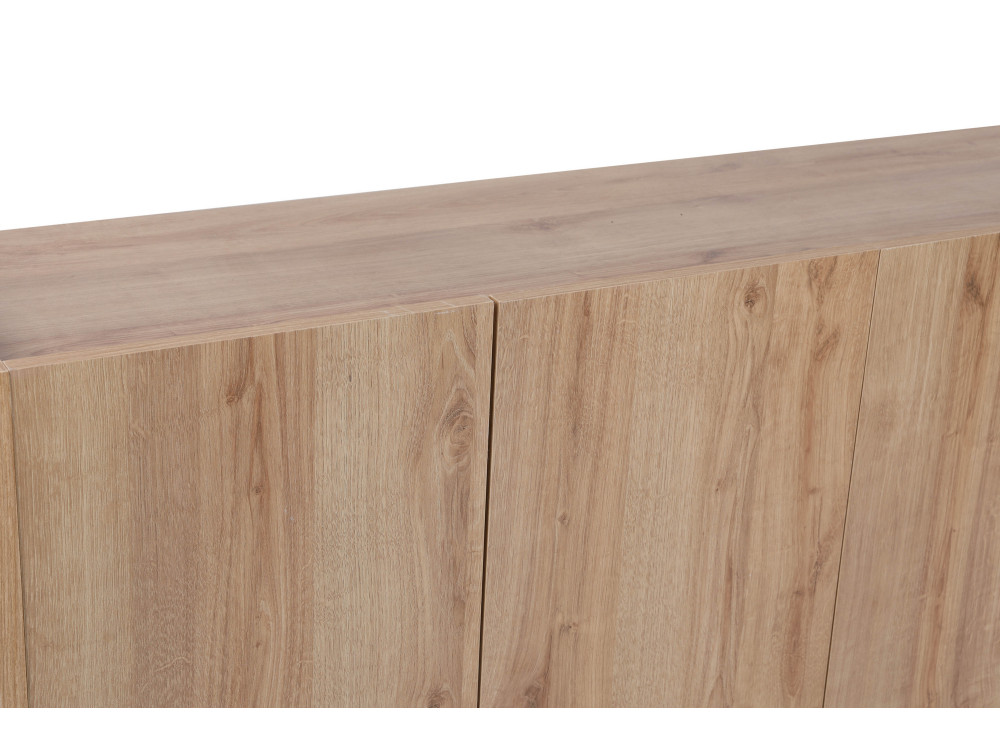 Houten dressoir "Pekin" - 150 x 40 x 76 cm - Bruin