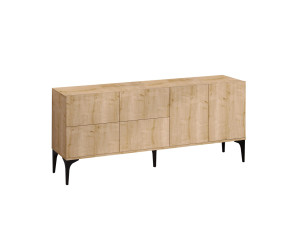 Houten buffetkast "Laika" - 180 x 40 x 80 cm - Beige
