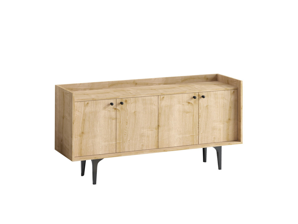 Houten dressoir "Navi" - 150 x 40 x 80 cm - Beige