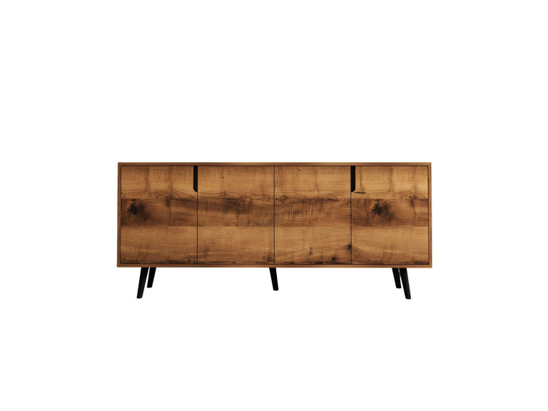 Houten dressoir "Latina" - 180 x 45 x 80 cm - Bruin