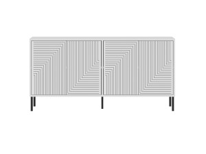 Houten buffetkast "Evolet" - 150 x 36 x 75 cm - Wit