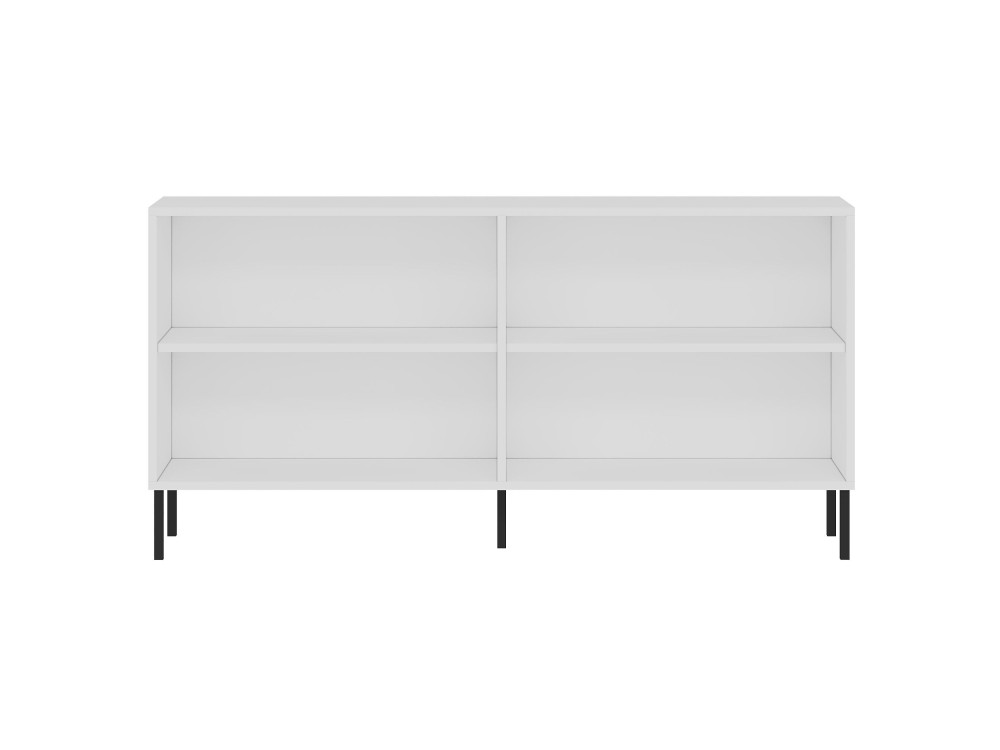Houten buffetkast "Evolet" - 150 x 36 x 75 cm - Wit
