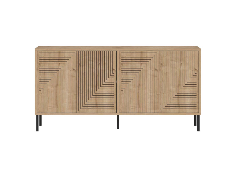 Houten buffetkast "Evolet" - 150 x 36 x 75 cm - Beige