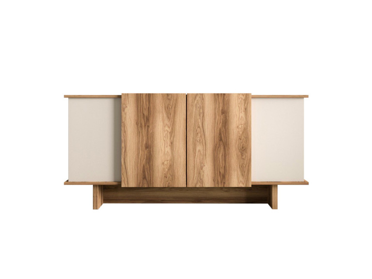 Houten dressoir Diana - 180 x 40 x 81 cm - Beige