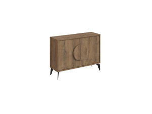 Houten dressoir "Gora" - 110 x 36 x 82 cm - Bruin