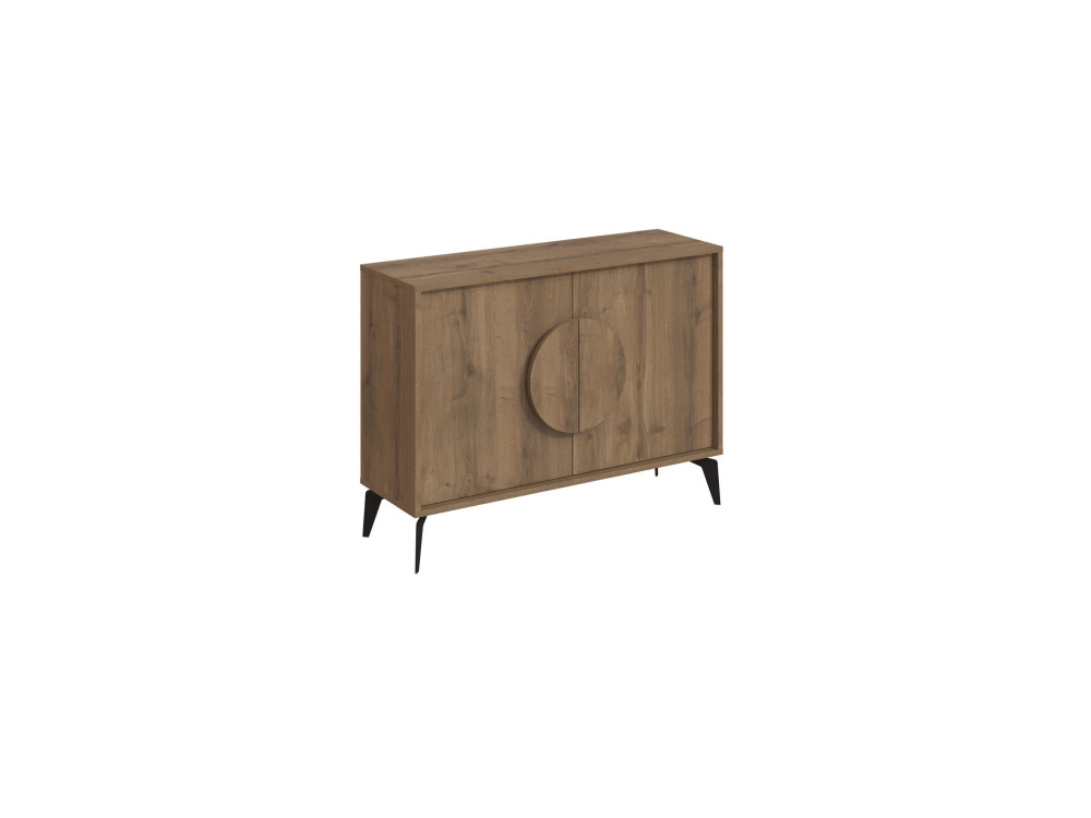 Houten dressoir "Gora" - 110 x 36 x 82 cm - Bruin