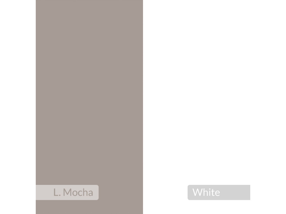 Houten dressoir "Gora" - 110 x 36 x 82 cm - Licht mokkabruin