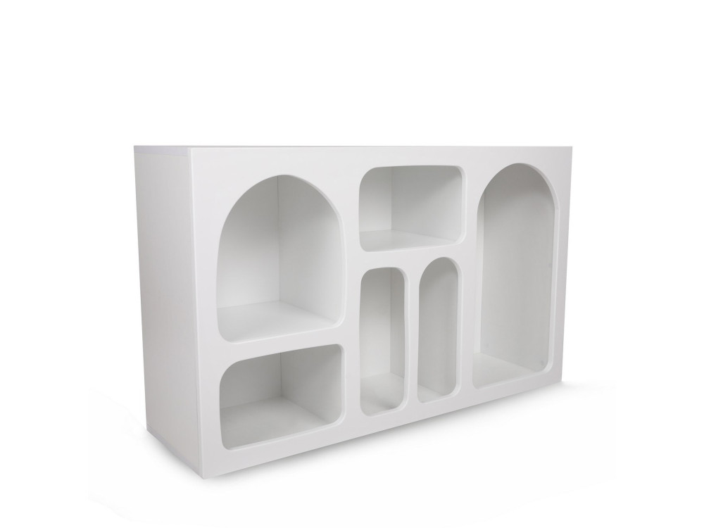 Houten dressoir "Liva" - 120 x 37 x 74 cm - Wit