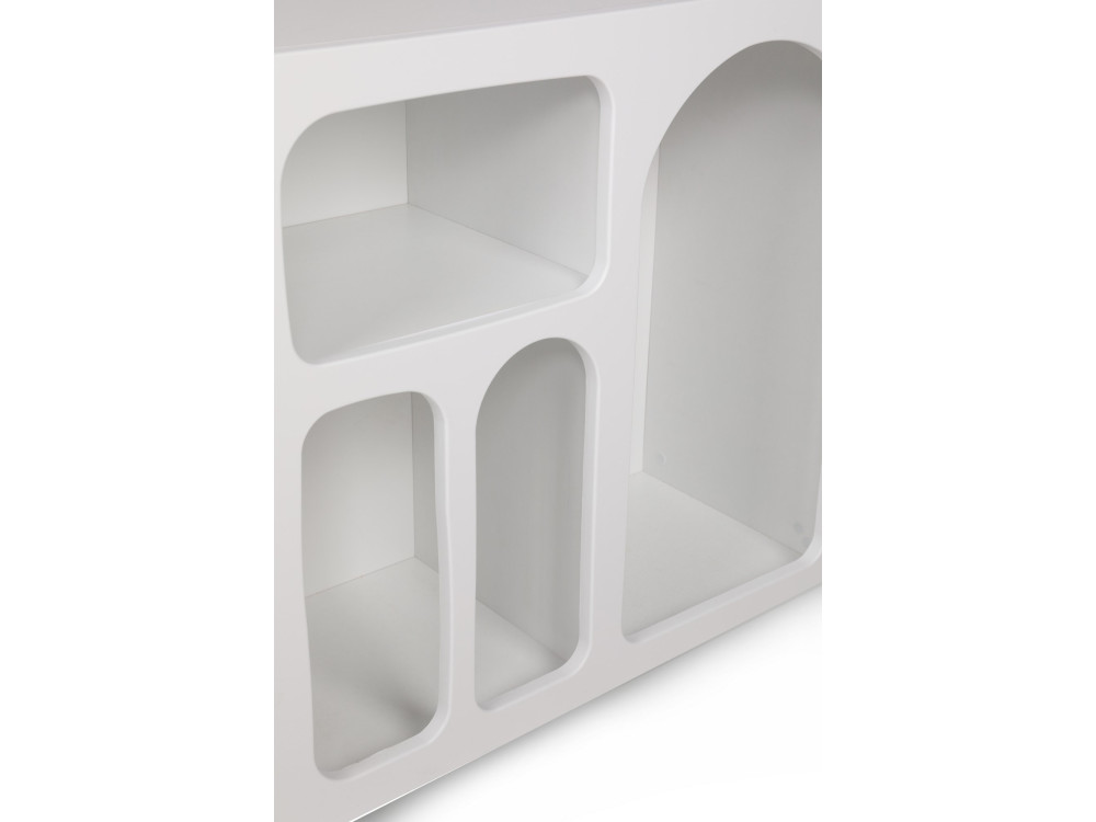 Houten dressoir "Liva" - 120 x 37 x 74 cm - Wit