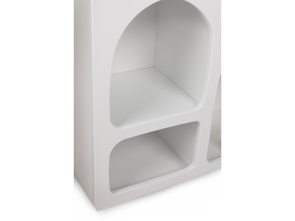 Houten dressoir "Liva" - 120 x 37 x 74 cm - Wit
