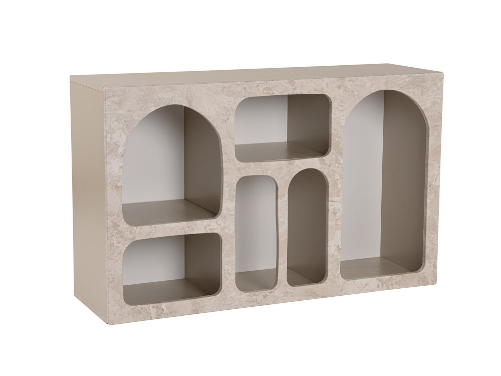 Houten dressoir "Liva" - 120 x 37 x 74 cm - Travertin