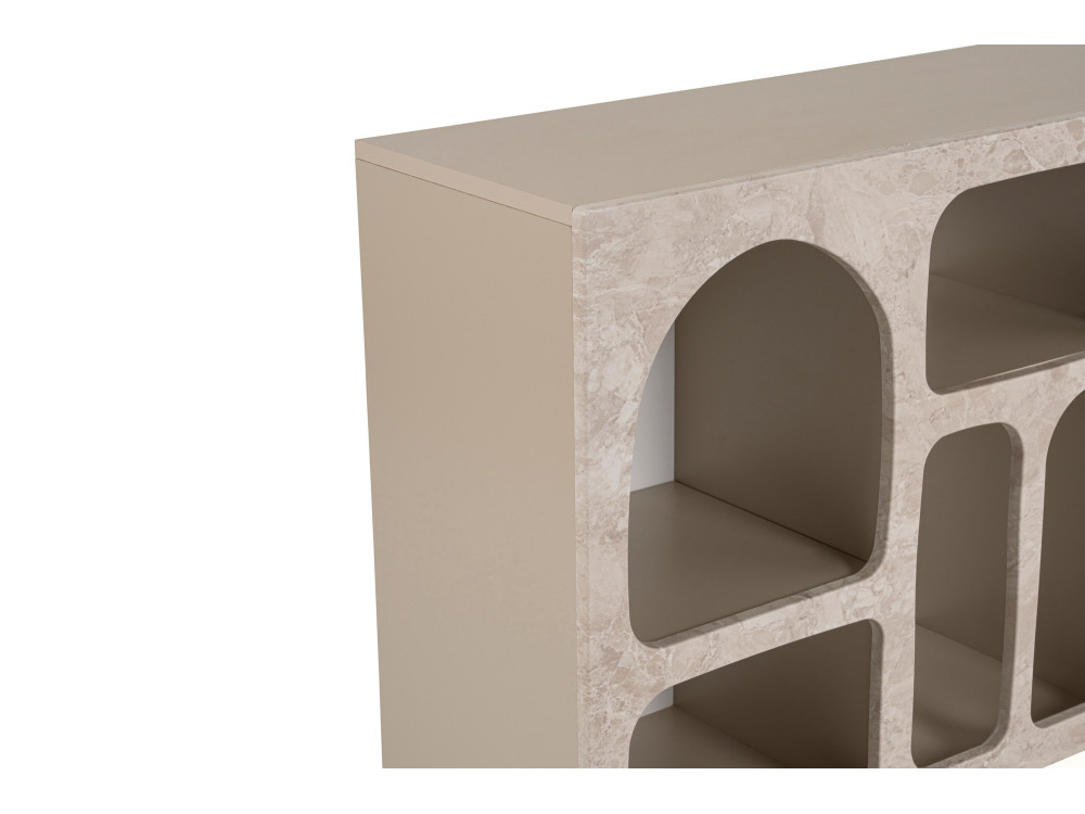 Houten dressoir "Liva" - 120 x 37 x 74 cm - Travertin