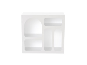 Houten dressoir "Lessa" - 80 x 37 x 74 cm - Wit