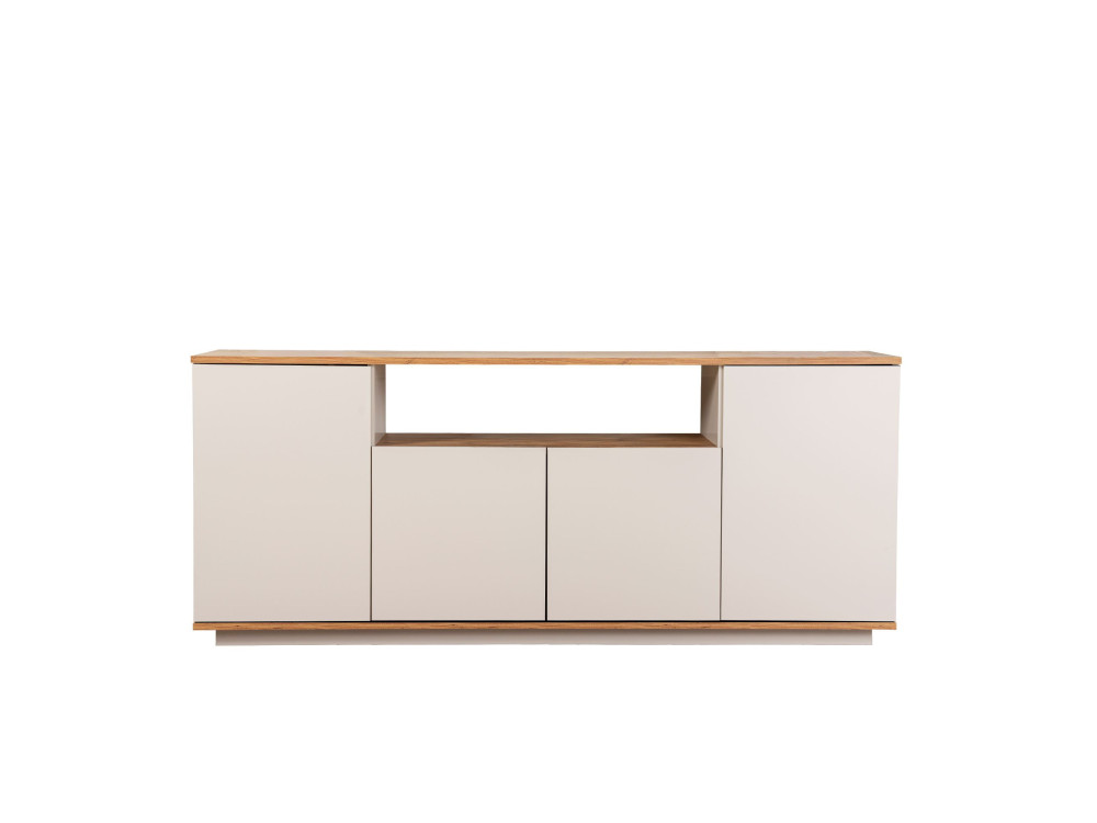 Houten dressoir "Arista" - 180 x 44 x 75 cm - Beige