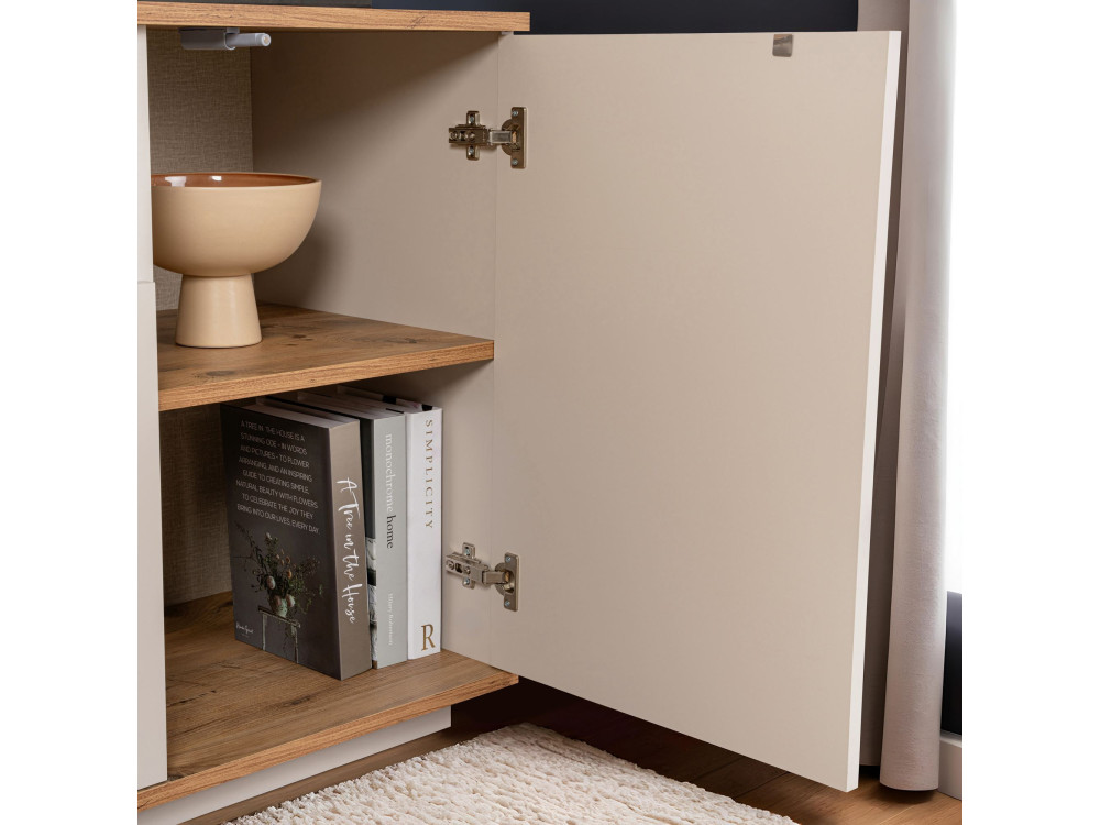 Houten dressoir "Arista" - 180 x 44 x 75 cm - Beige
