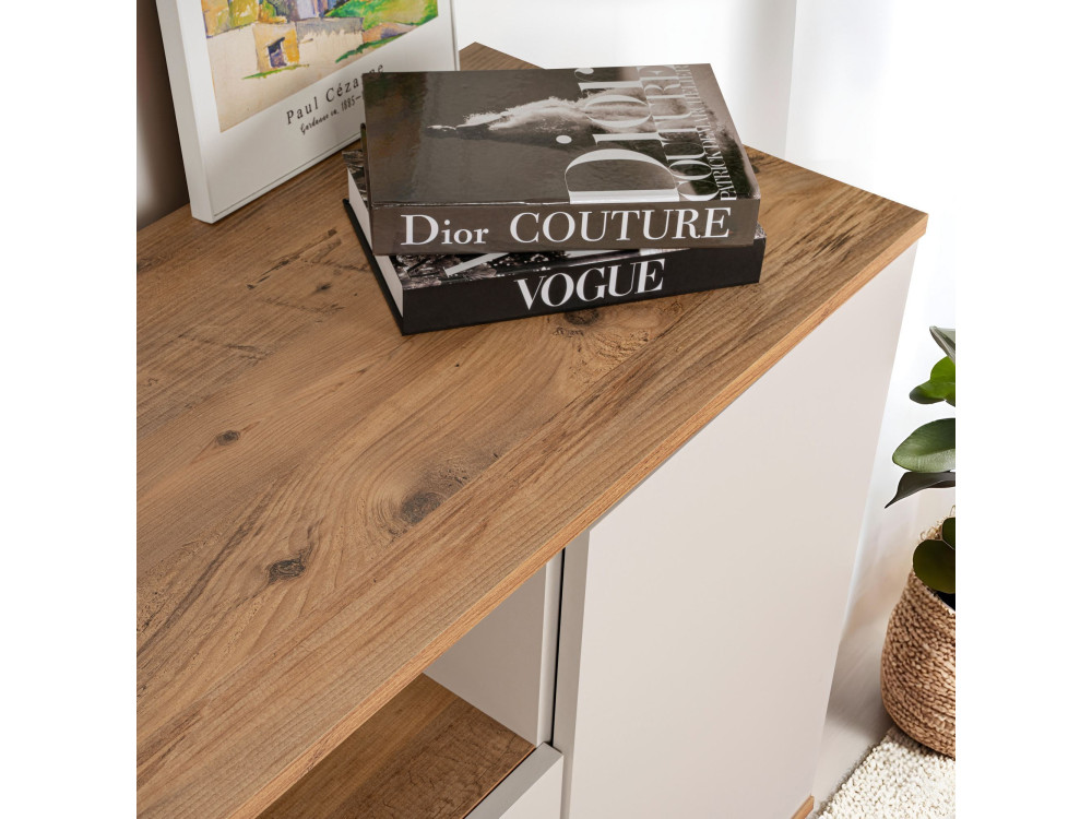 Houten dressoir "Arista" - 180 x 44 x 75 cm - Beige