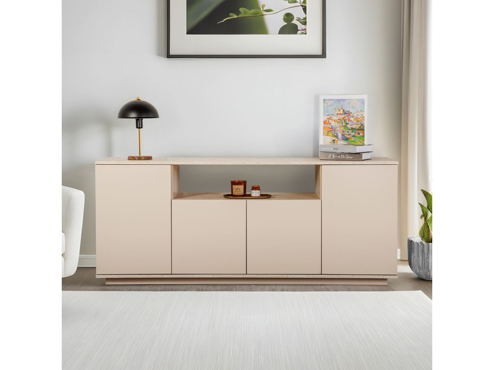 Houten console "Arista" 180 x 44,5 x 75 cm - Mink