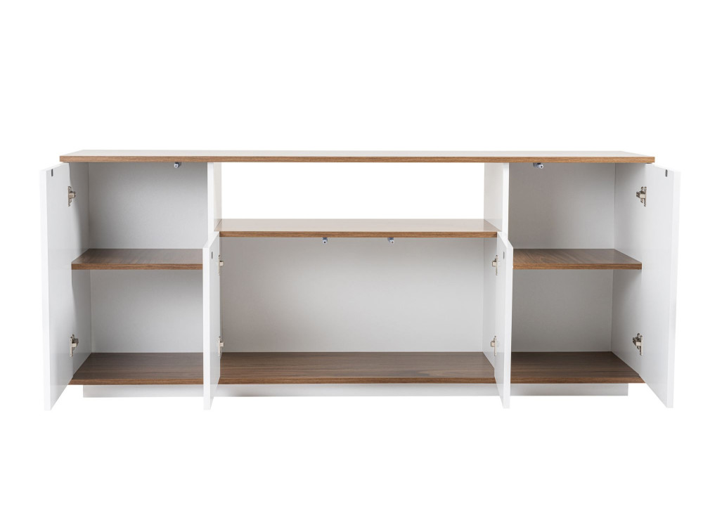 Houten dressoir "Arista" - 180 x 44 x 75 cm - Wit