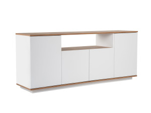 Houten dressoir "Arista" - 180 x 44 x 75 cm - Wit