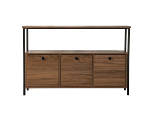Houten dressoir "Solace" - 120 x 30 x 77 cm - Bruin