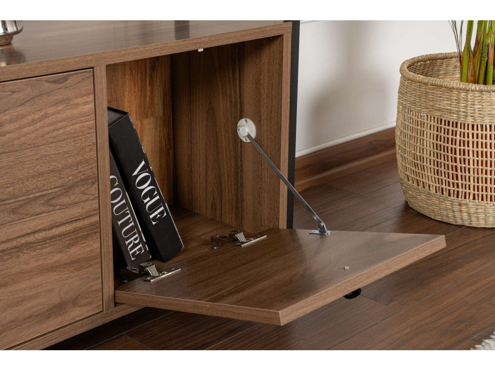 Houten dressoir "Solace" - 120 x 30 x 77 cm - Bruin