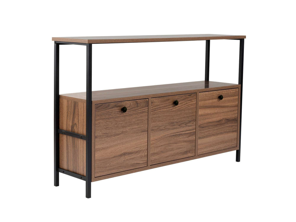 Houten dressoir "Solace" - 120 x 30 x 77 cm - Bruin