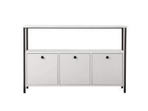 Houten dressoir "Solace" - 120 x 30 x 77 cm - Wit