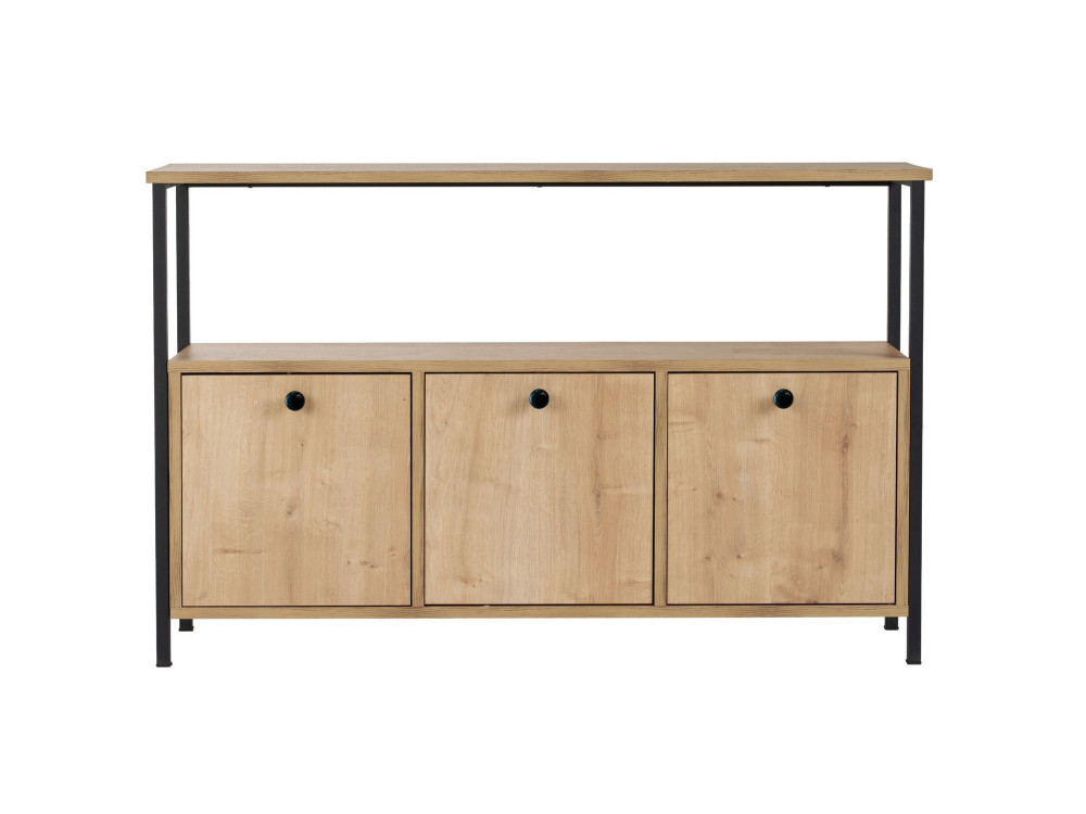 Houten dressoir "Solace" - 120 x 30 x 77 cm - Beige