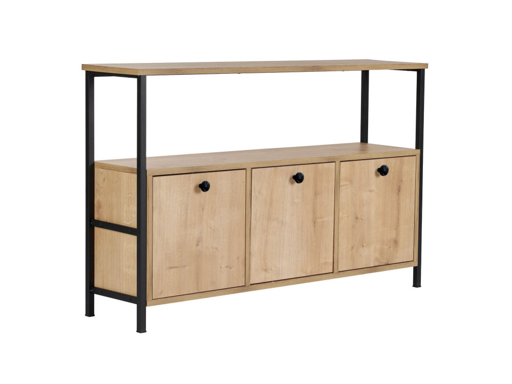 Houten dressoir "Solace" - 120 x 30 x 77 cm - Beige