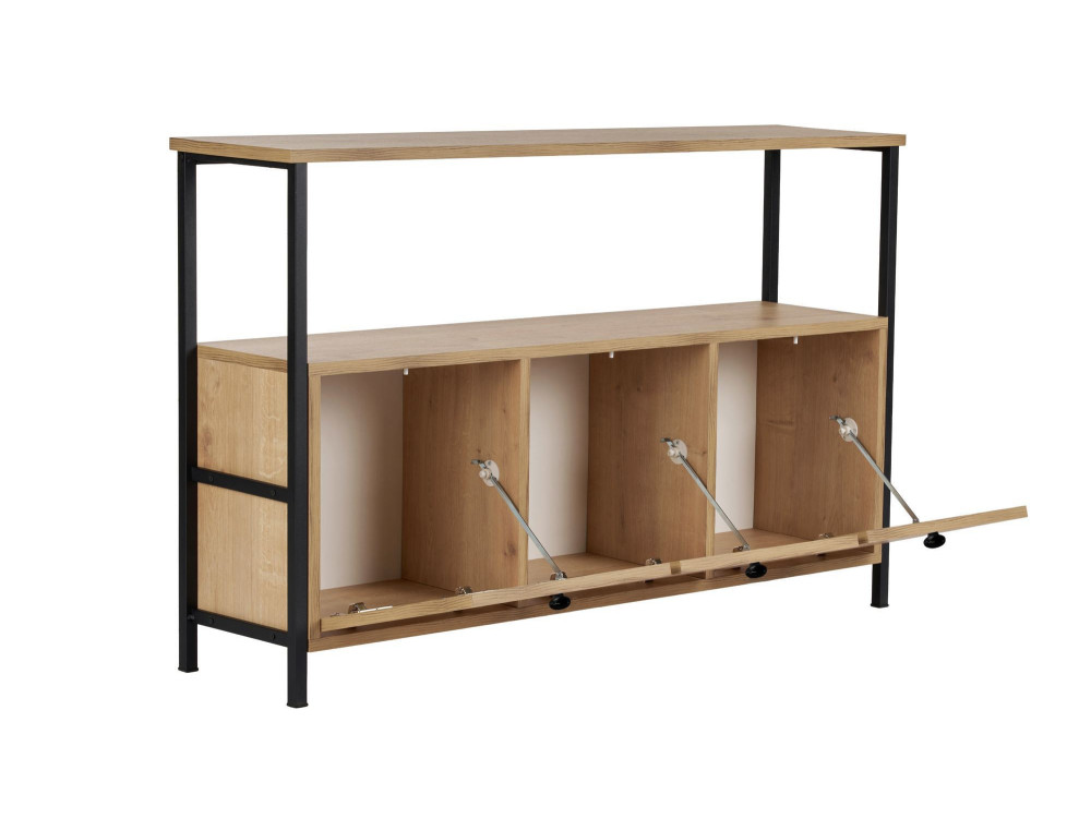 Houten dressoir "Solace" - 120 x 30 x 77 cm - Beige