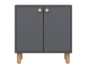 Houten dressoir "Lina" - 72 x 36 x 73 cm - Antracietgrijs
