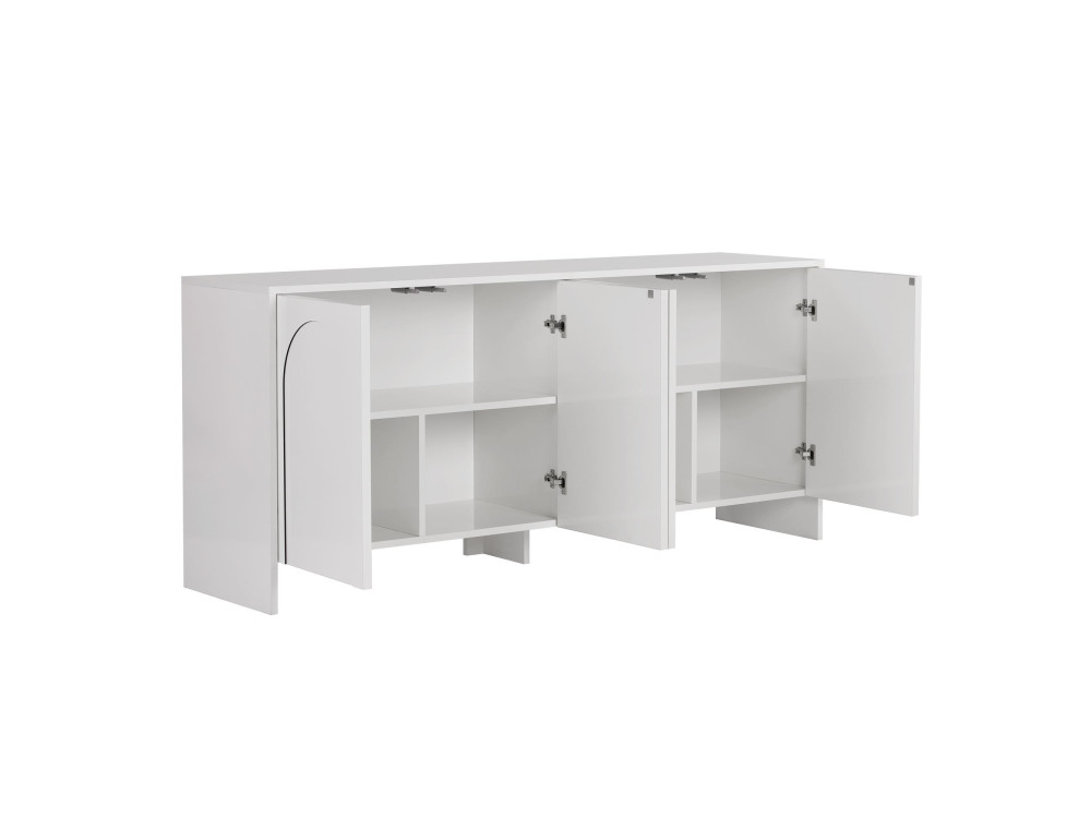 Houten dressoir "Arlen" - 180 x 45 x 80 cm - Wit