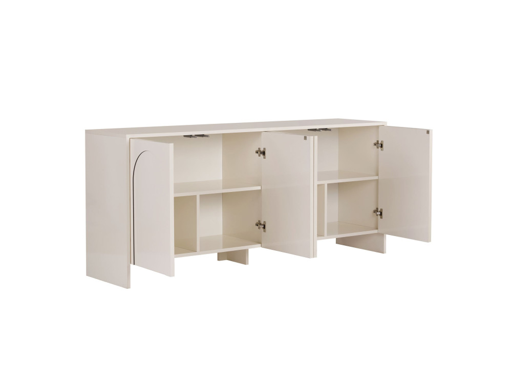 Houten dressoir "Arlen" - 180 x 45 x 80 cm - Crème