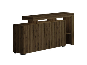 Houten buffetkast "Beliz" - 170 x 35 x 80 cm - Antiek Noten